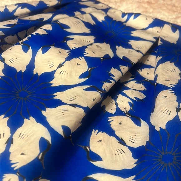 Alice and Olivia Floral Pleated Aline Skirt - Picture 3 of 8